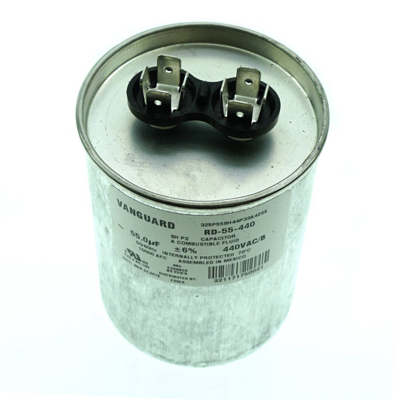 RD-55-440 Vanguard Run Capacitor, 440 VAC, 55uF