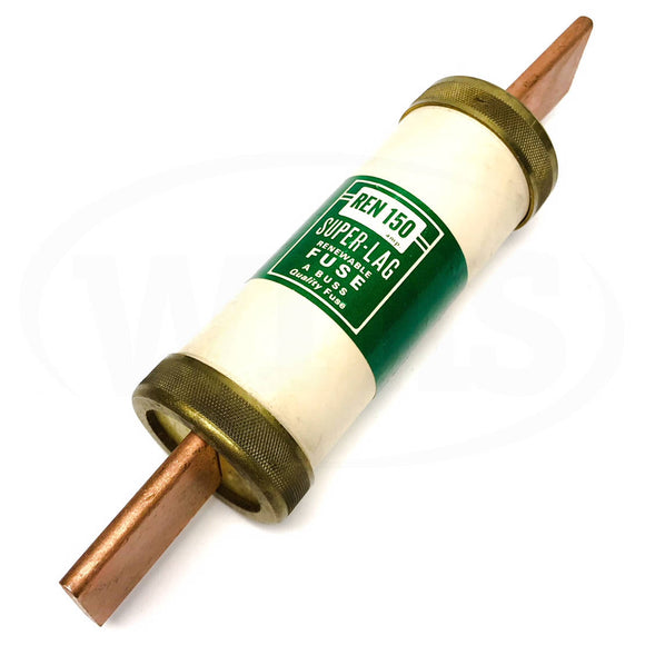 REN-150 Buss Super-Lag Renewable Fuse, 250 Volt, 150 Amp