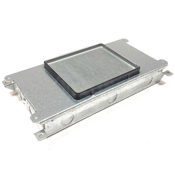 RFB2-SS Legrand Wiremold Shallow Steel Recessed Floor Box