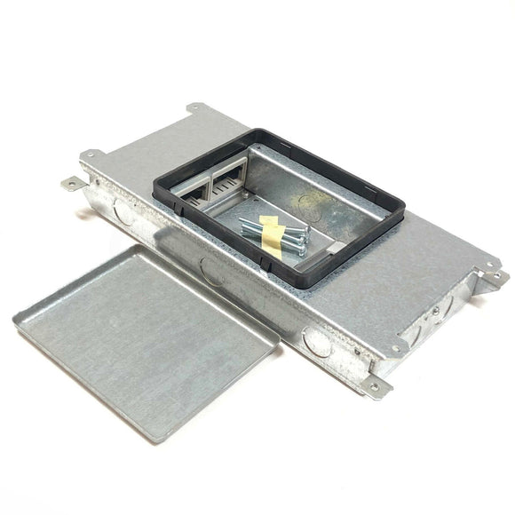 RFB2-SS Legrand Wiremold Shallow Steel Recessed Floor Box