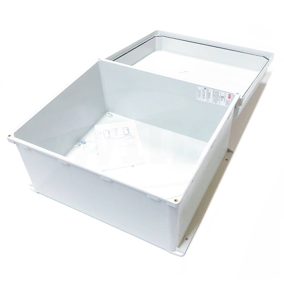 RHJ1816HWLG Hoffman Fiberglass Hinged Wall-Mounted Industrial Enclosure