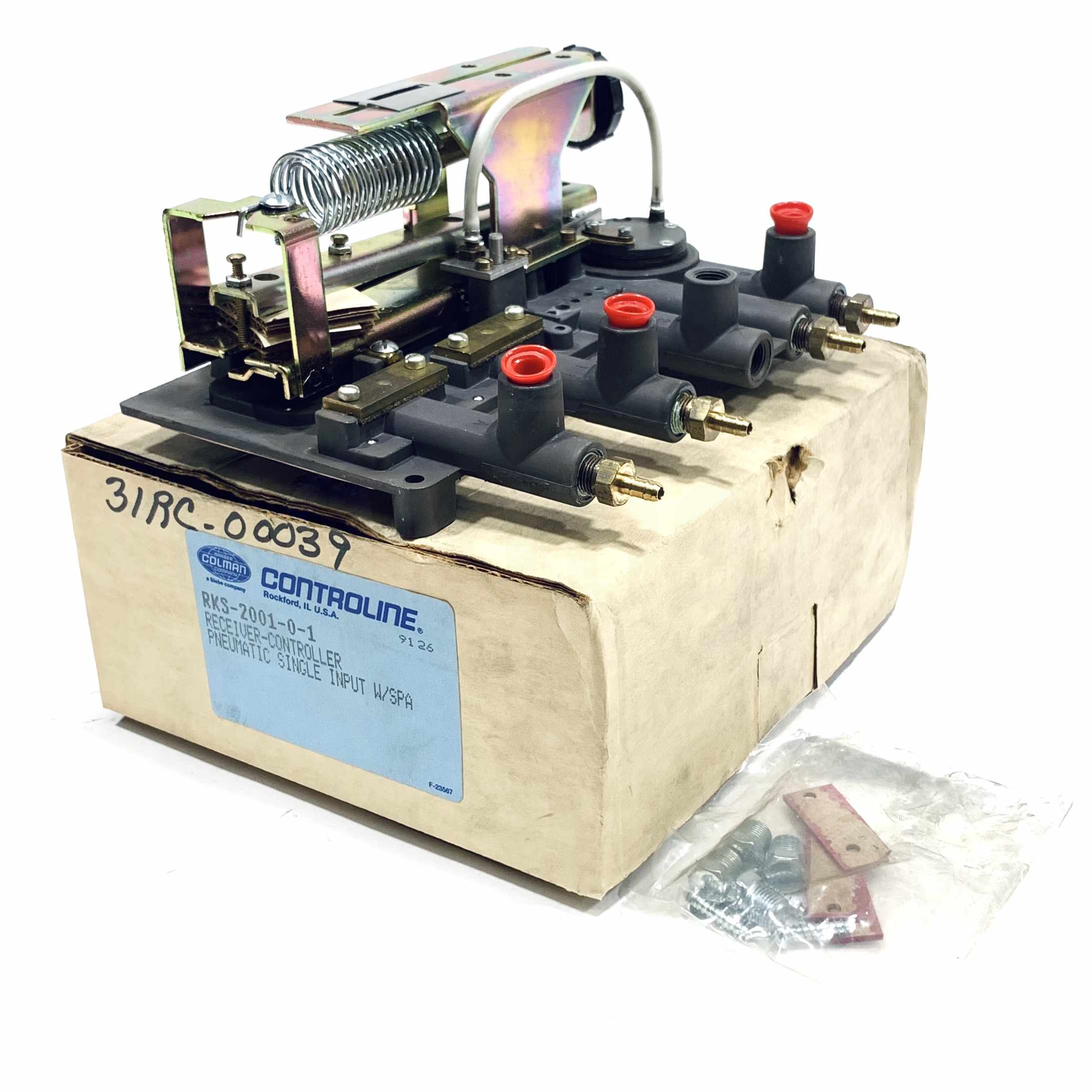 RKS-2001-0-1 Barber Colman Co Pneumatic Receiver Controller