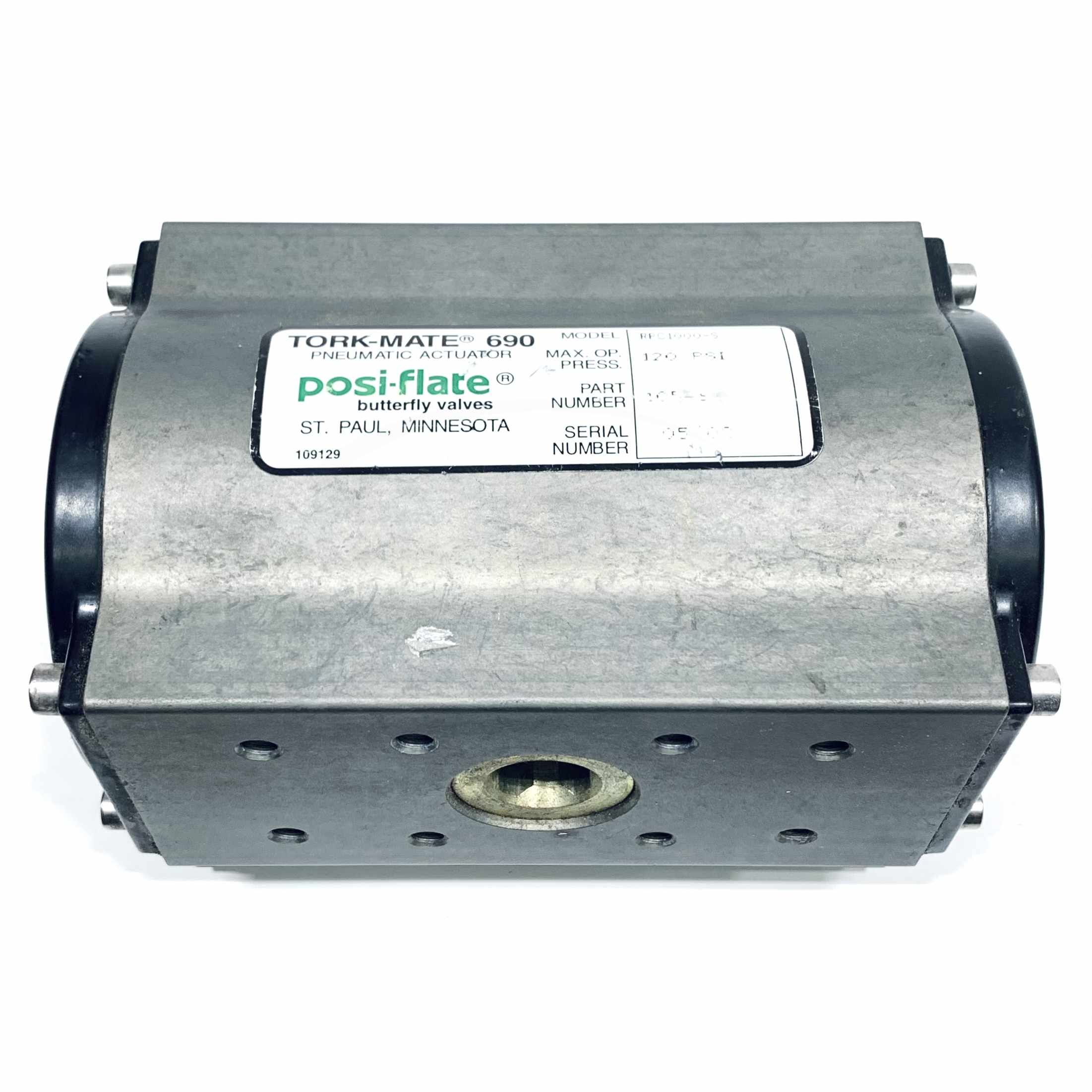 RPC 1000-S Posi-Flate Tork-Mate 690 Pneumatic Actuator, 120 psi
