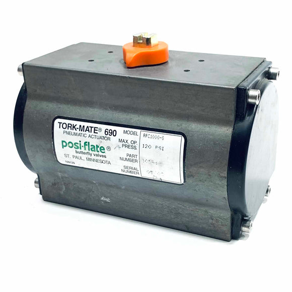 RPC 1000-S Posi-Flate Tork-Mate 690 Pneumatic Actuator, 120 psi