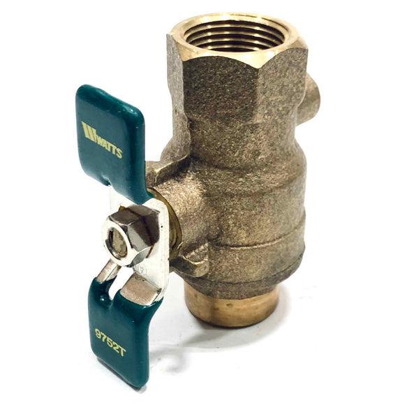 RPV-TS Watts 3/4" Purge And Balancing Valve Sweat Connection