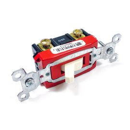 CSB20AC1-LA Pass and Seymour Single Pole Toggle Switch, 20 Amp, 120/277 VAC