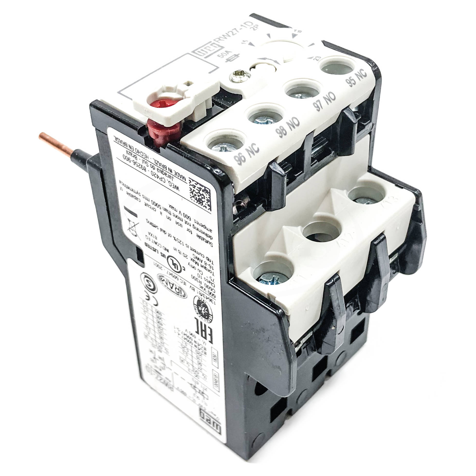 RW27-1D2-U023 WEG Bi-Metallic Overload Relay, 2 Pole, 15-23 Amps