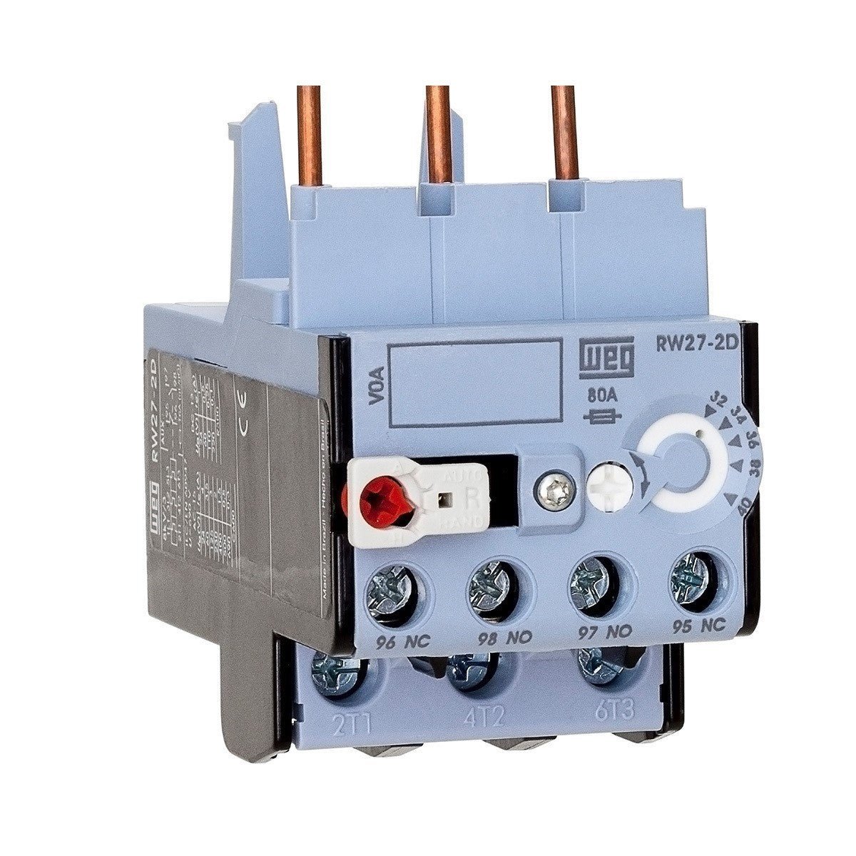 RW27-2D3-U010 WEG Bi-Metallic Thermal Overload Relay, 3 Pole, 7.0-10.0 Amp