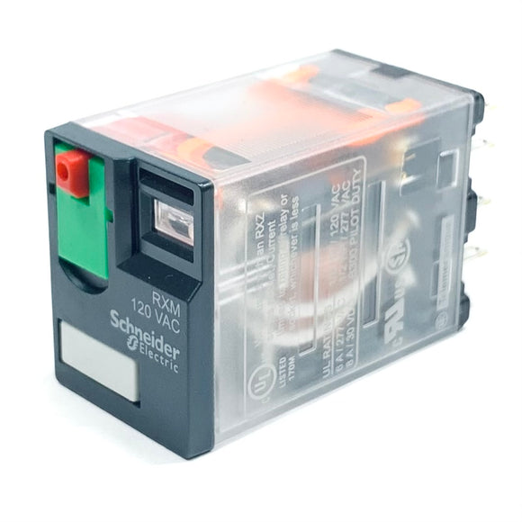 RXM4AB2B7 Schneider Electric Mini Plug-In Relay 4 C/O, 24VAC, 250V, 6A