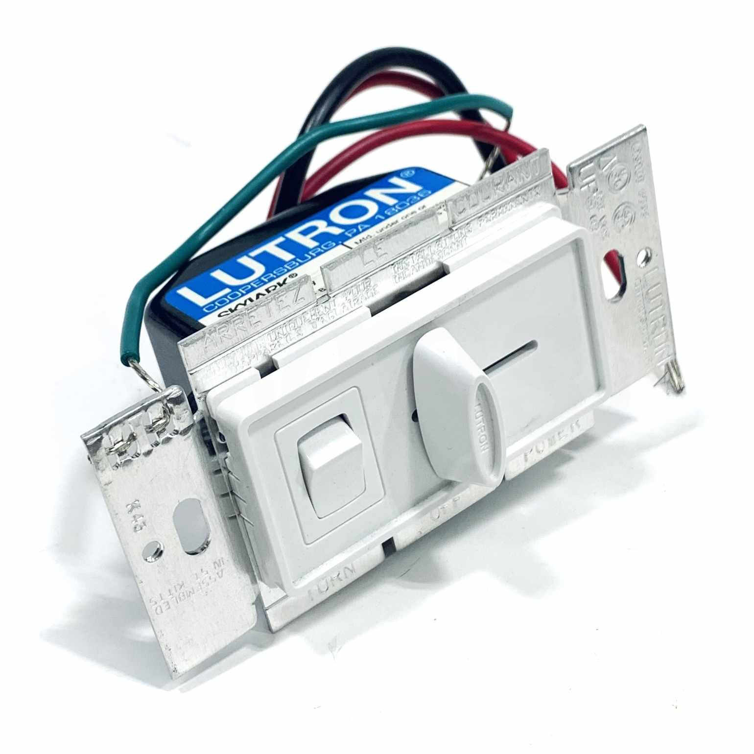 S-103P-WH Lutron Skylark Designer Slide Incandescent Dimmer