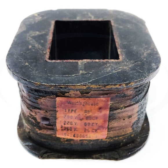 S-1490658-B Westinghouse Coil, 208V - 60CY, 220V - 60CY, 110V - 25CY, Type NR