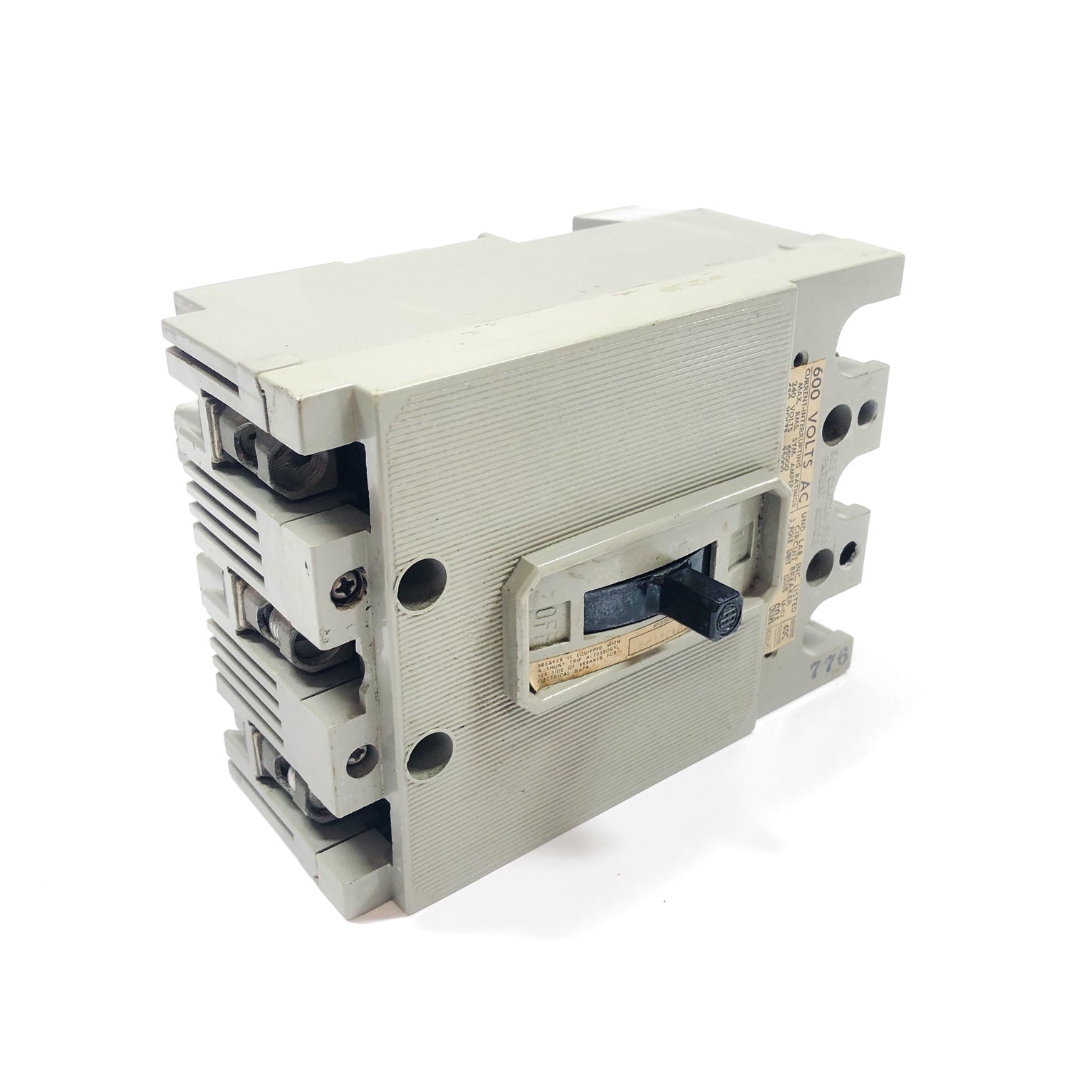 S01EE4R3 ITE/Siemens Circuit Breaker, 600 VAC, 60 Hz, 60 A, 3-Pole