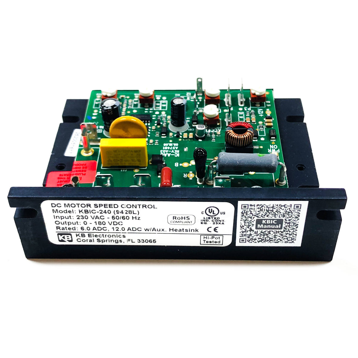 Dc Scr KBIC-240 KB Electronics DC SCR Chassis Speed Control Drive, 9428 ...