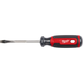 MT206 Milwaukee Cushion Grip Screwdriver, Slotted 1/4" x 4"