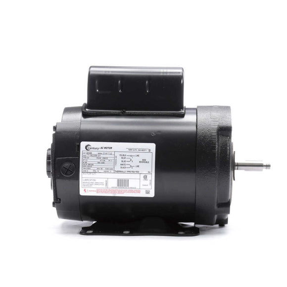 B586 Century 1HP Milk Pump Duty Electric Motor, 3600RPM