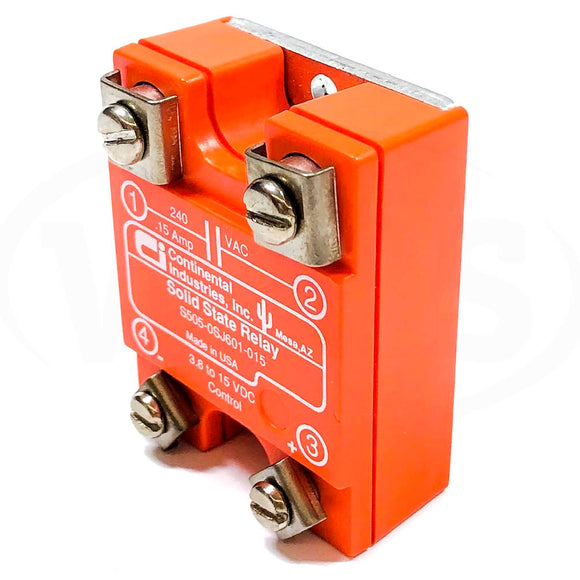 S505-0SJ601-015 Continental Industries, Inc. 240 Vac, 15 Amp, 3.8 to 15 VDC