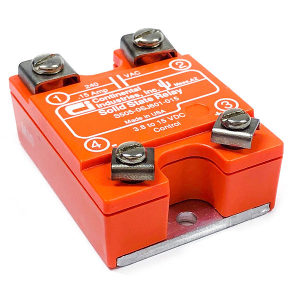 S505-0SJ601-015 Continental Industries, Inc. 240 Vac, 15 Amp, 3.8 to 15 VDC