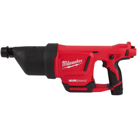 2572B-21 Milwaukee M12 AIRSNAKE Drain Cleaning Air Gun Kit