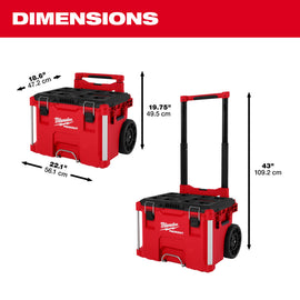 48-22-8427 Milwaukee PACKOUT Rolling Tool Box