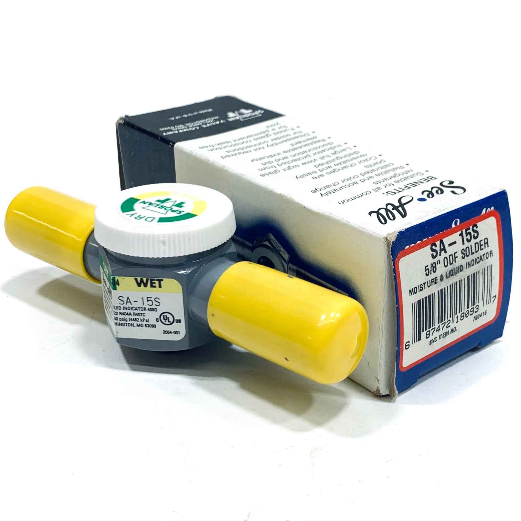 SA-15S Sporlan ODF Solder Moisture & Liquid Indicator, 5/8"