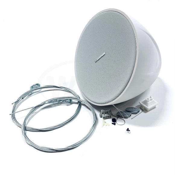 SAROS PD4T-W-T-EACH Crestron Saros 4” 2-Way Pendant Speaker, White