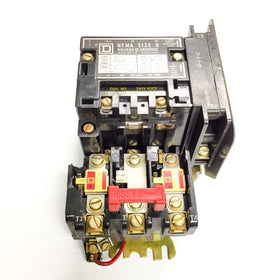 Square D Class 8536 Type SBG-3 Starter Size 0 240V