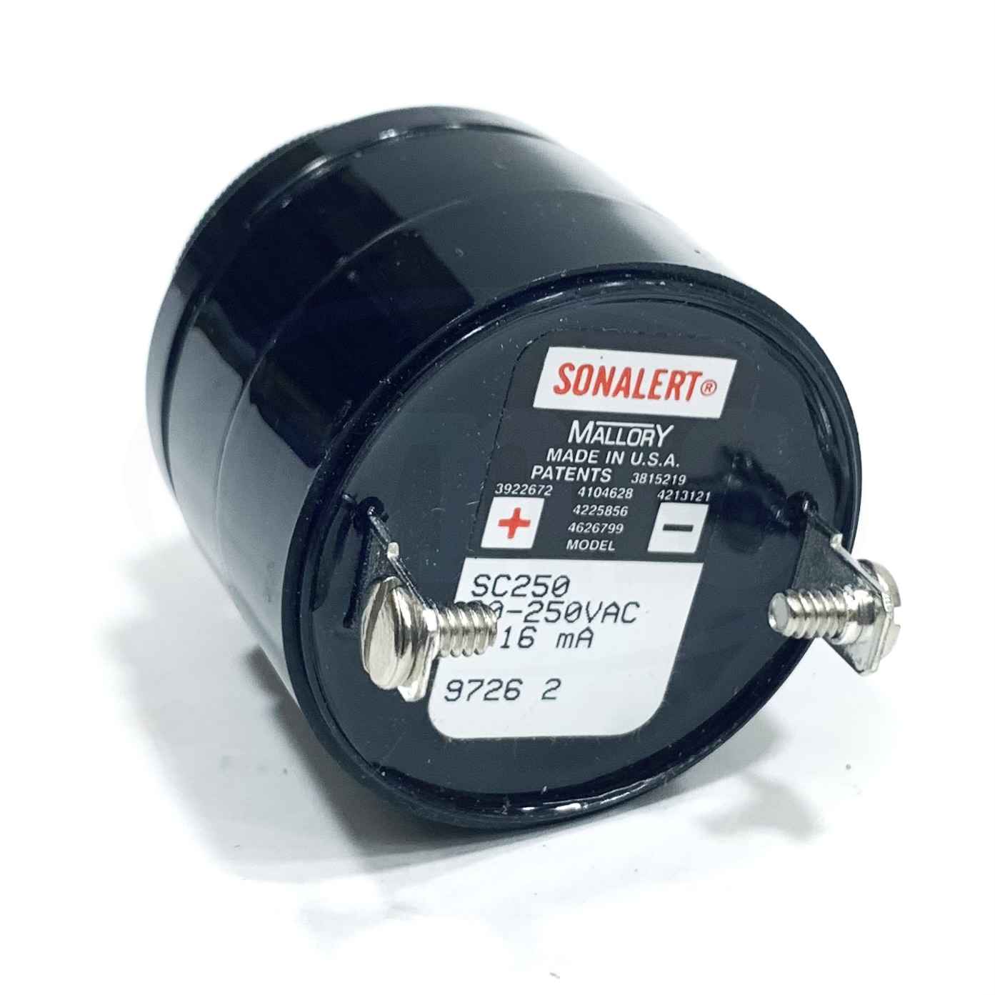 SC250 Mallory Sonalert Transducer, 60-250 VAC/DC, 4-16 mA