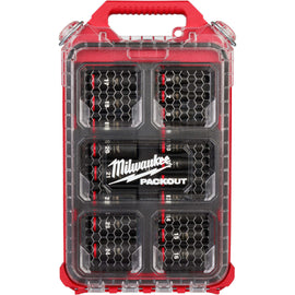 49-66-6801 Milwaukee SHOCKWAVE 3/8" Drive PACKOUT 19 Piece Metric Socket Set