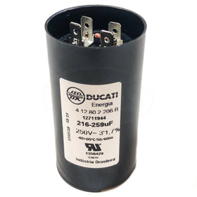 SCP-216-259/250VLTG WEG Start Capacitor, 216-259 Mfd, 250VAC