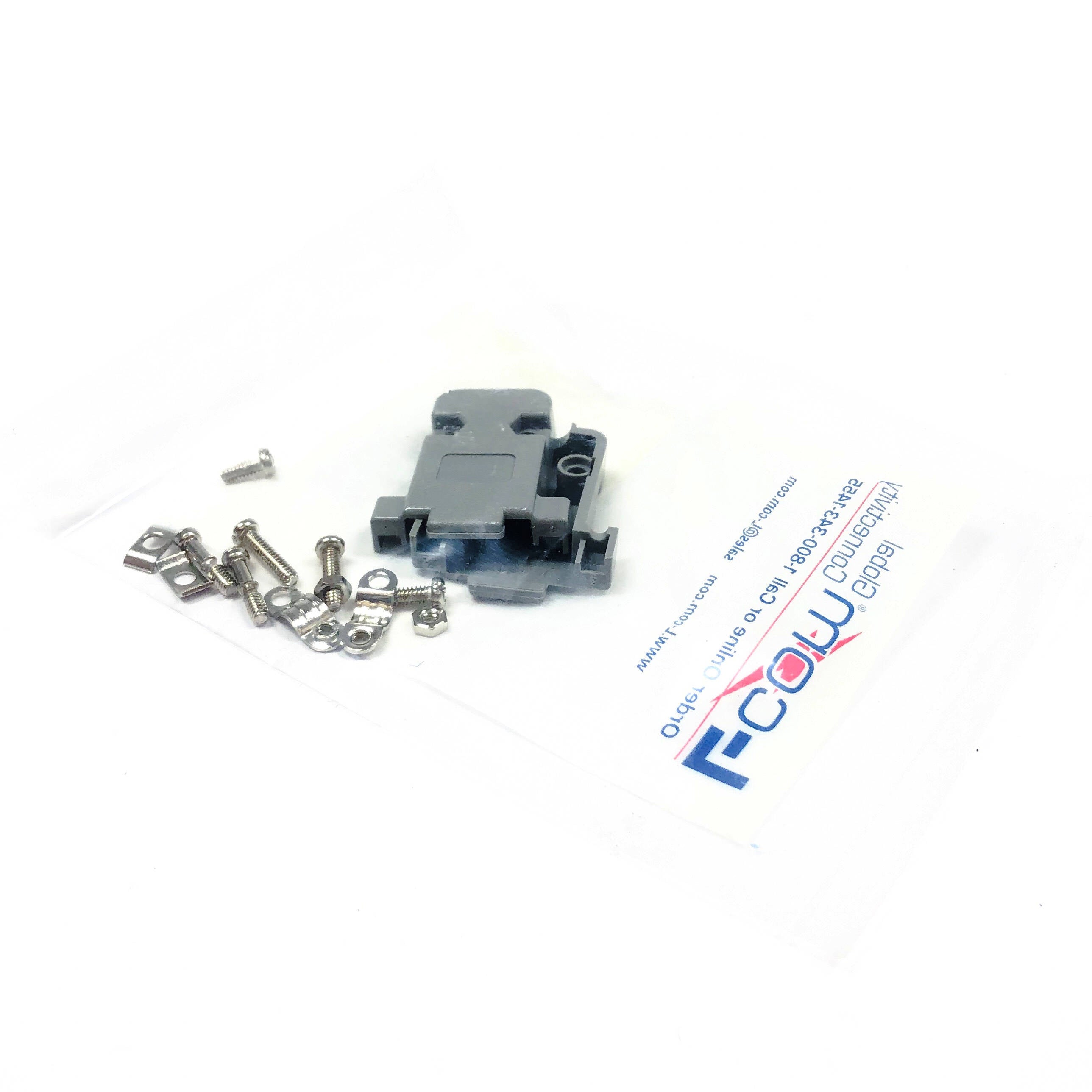 SDC9G L-Com/Infinite Electronics Assembled D-Sub Hood Kit, Gray - 0