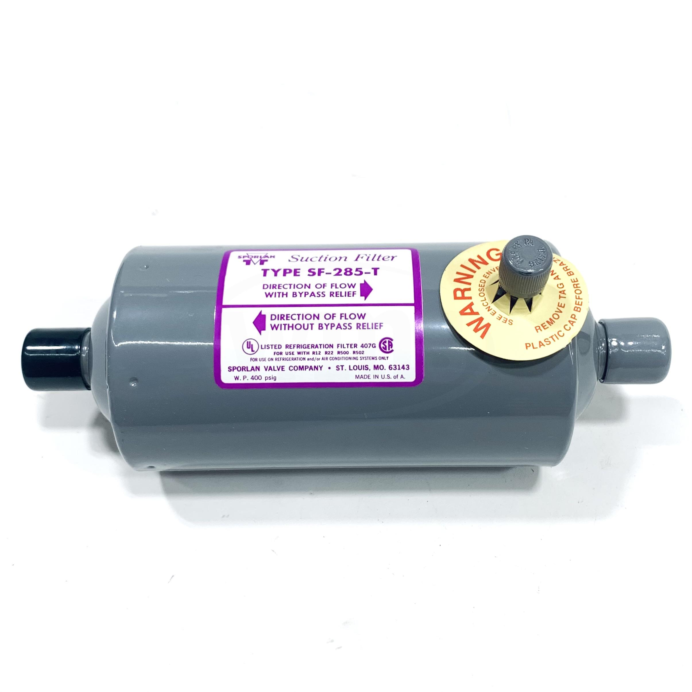SF-285-T Sporlan Suction Filter, 5/8" ODF Solder