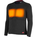 M500B-21M Milwaukee Merino Wool Heated Baselayer Top, Black, Medium