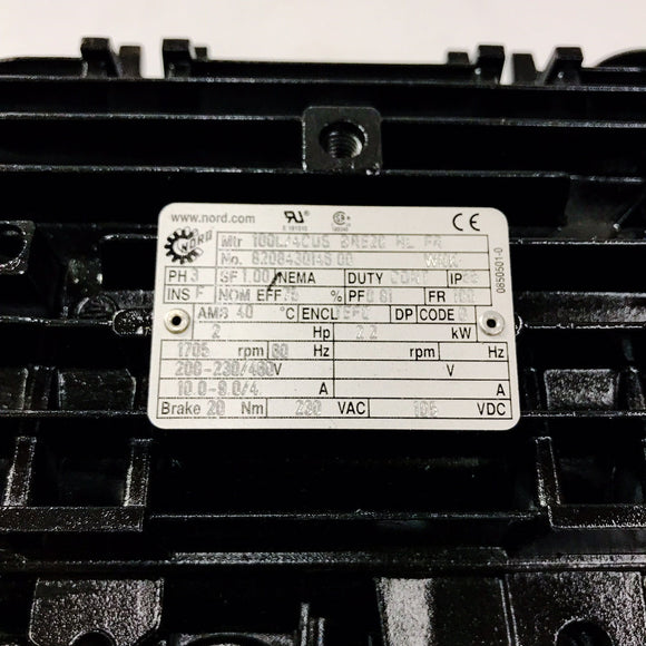 SK 12080AFSH-100 L/4 CUS Nord Motor & Gearbox