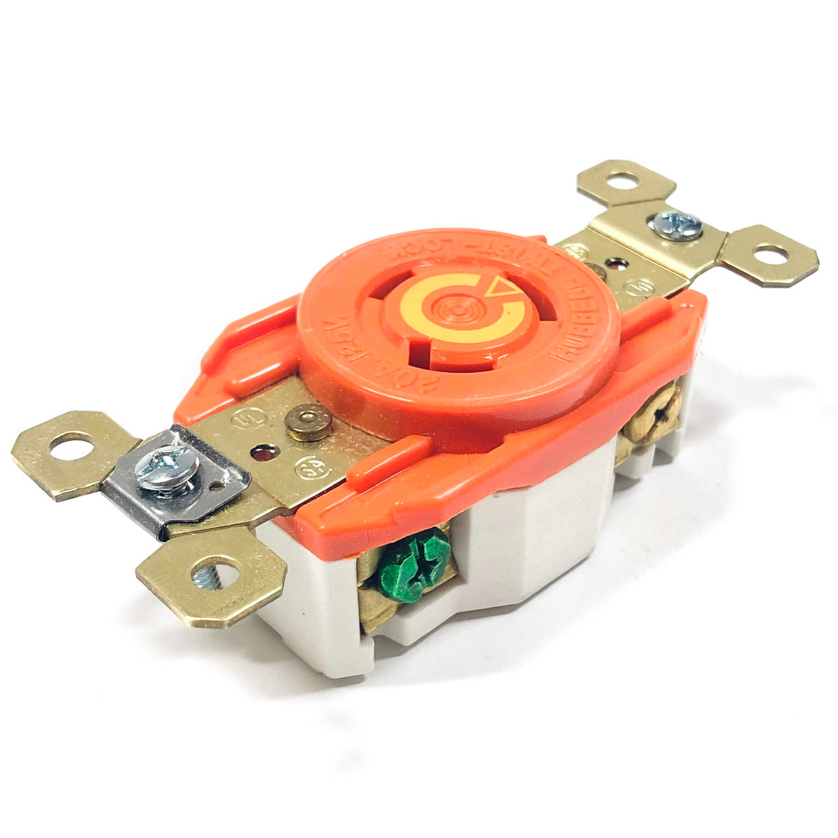 IG2310 Hubbell Twist-Lock Receptacle 2-Pole, 3 Wire Isolated Ground, 2 ...