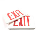 SLEDARW Simkar LED Red Exit Sign, Double Faced, White, AC Powered, 120/277V 60Hz-5