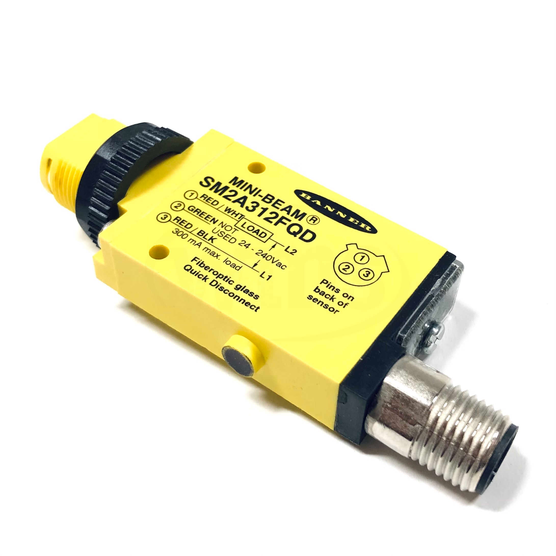 SM2A312FQD Banner Engineering Mini-Beam Photoelectric Sensor