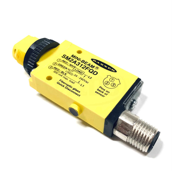 SM2A312FQD Banner Engineering Mini-Beam Photoelectric Sensor