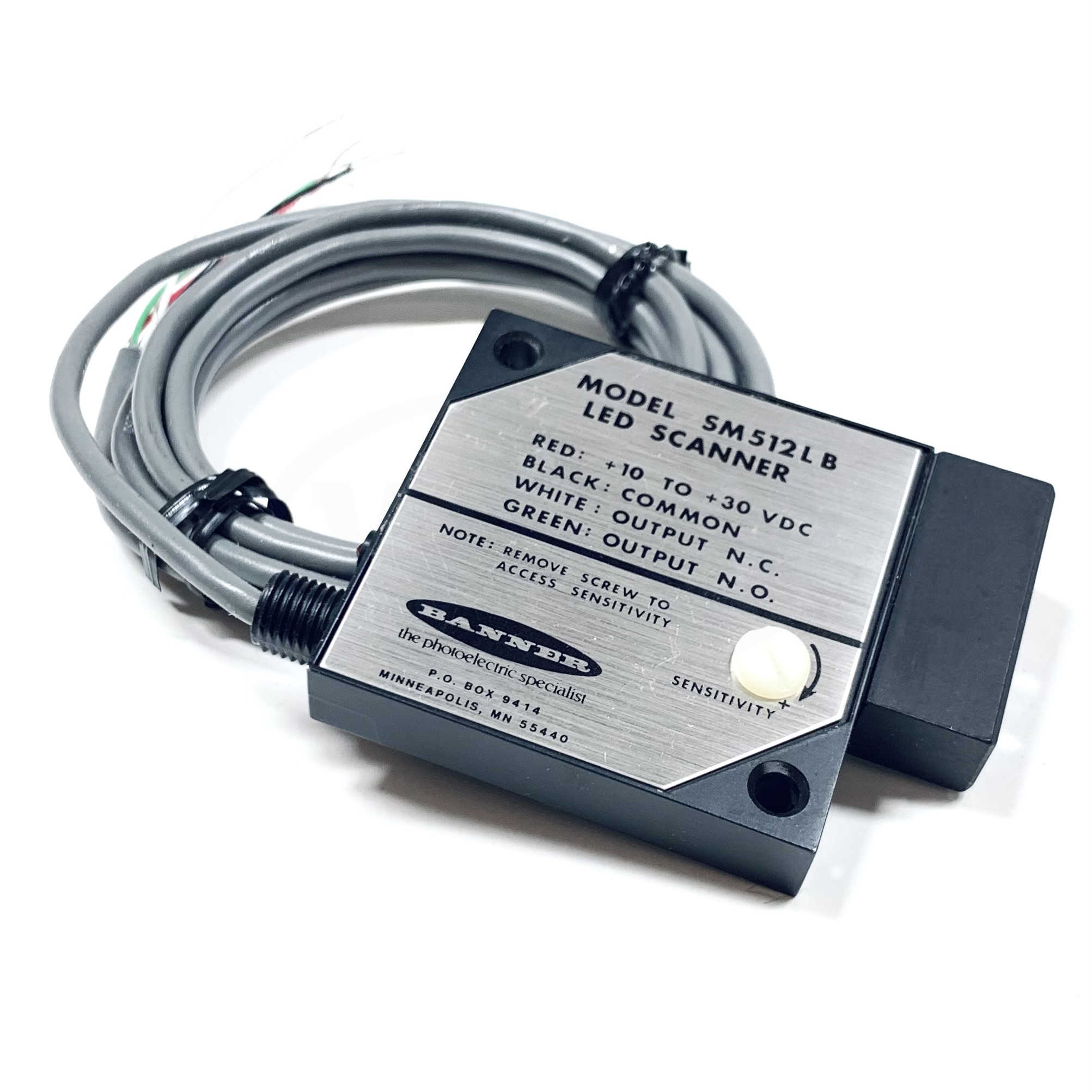 SM512LB Banner LED Scanner, 10-30 Vdc