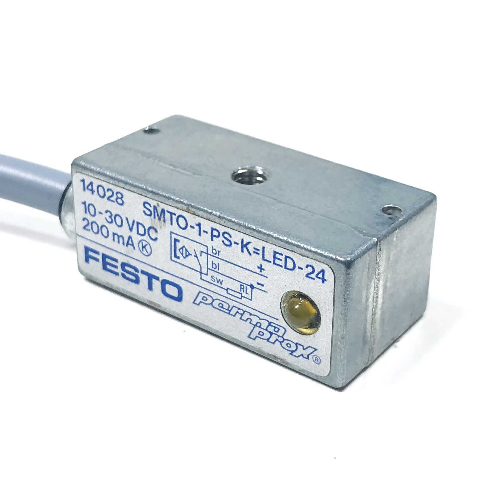 SMTO-1-PS-K-LED-24 Festo Proximity Sensor, 10-30VDC, 200mA - 0