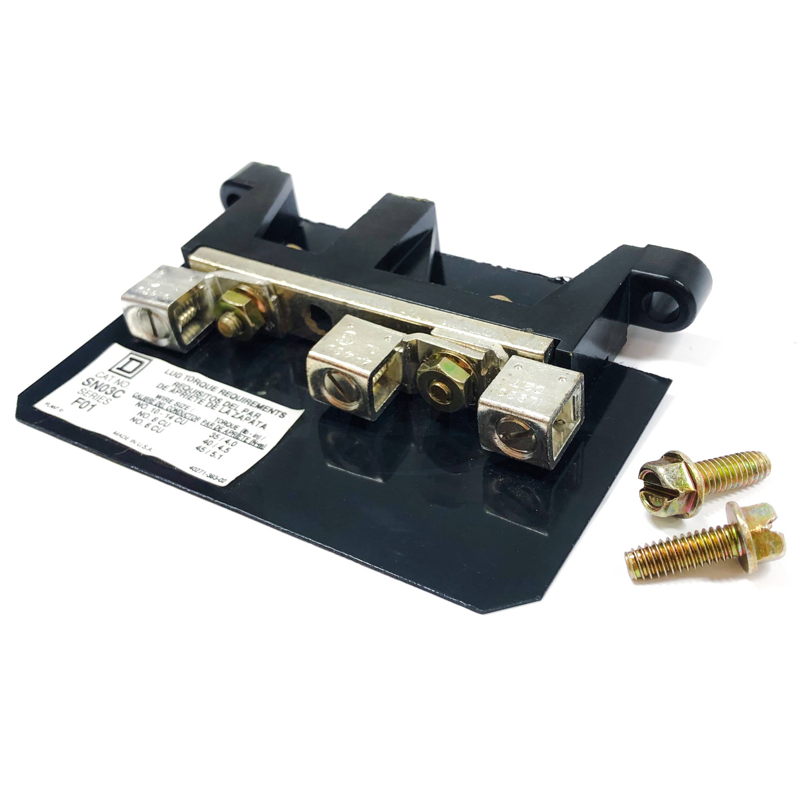 SN03C Square D Insulated Groundable Neutral Kit