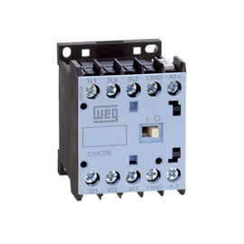 CWC09-00-22V18 WEG Miniature Contactor, 9 Amp, 2 NO / 2 NC Power Poles