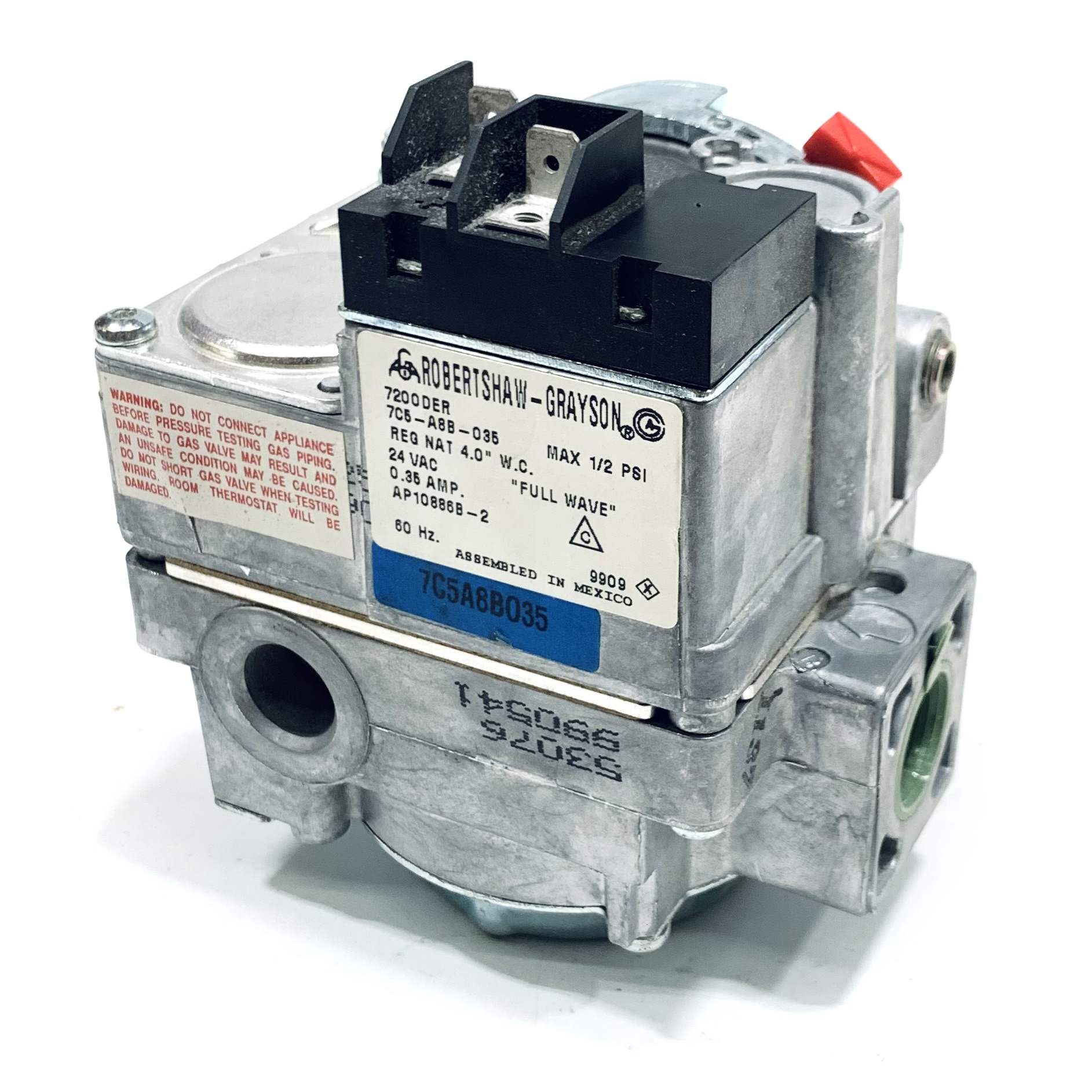 SP10886B RobertShaw Natural Gas Valve