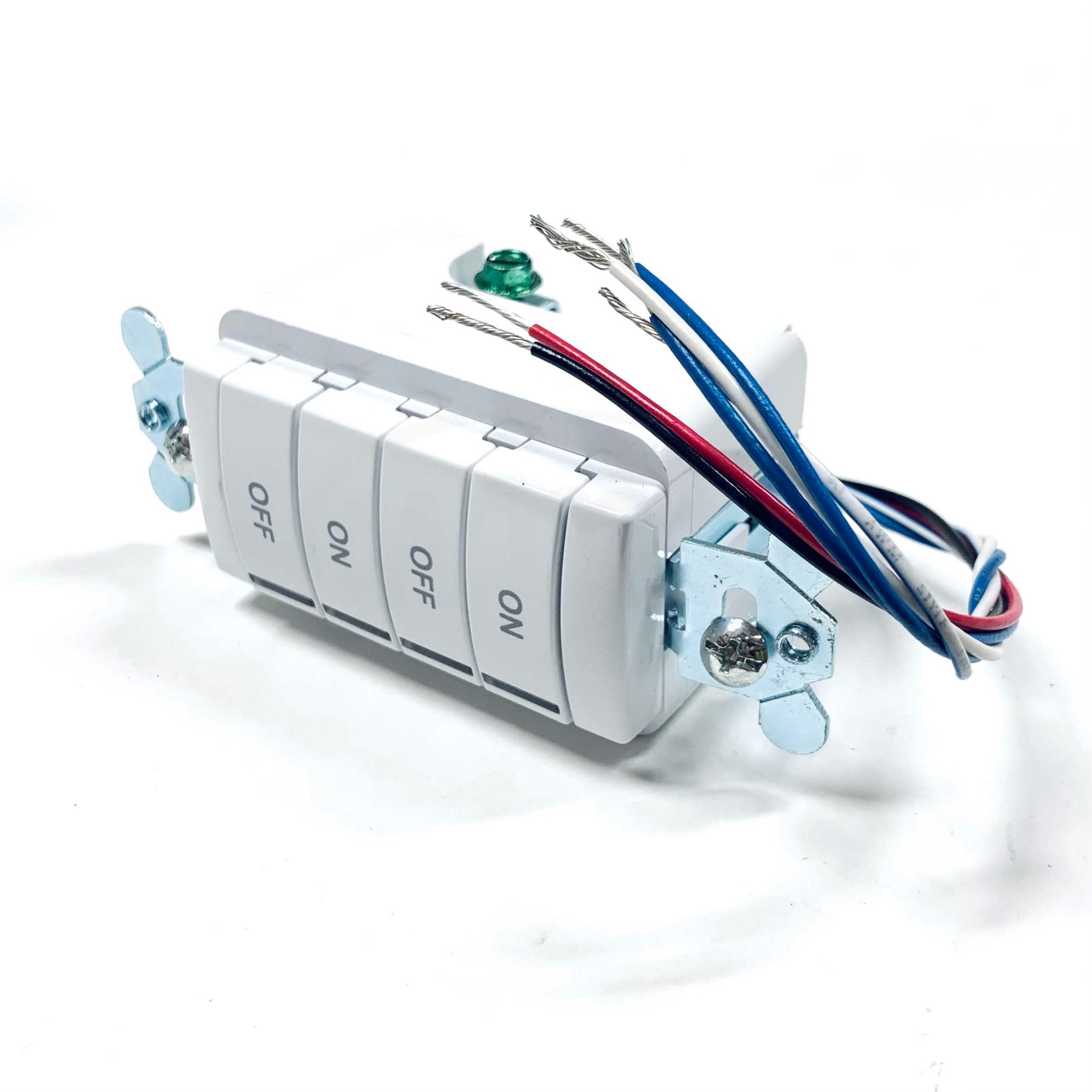 sPODM-2P-2SA-WH SensorSwitch Switchpod Mechanical, Low Voltage, White - 0
