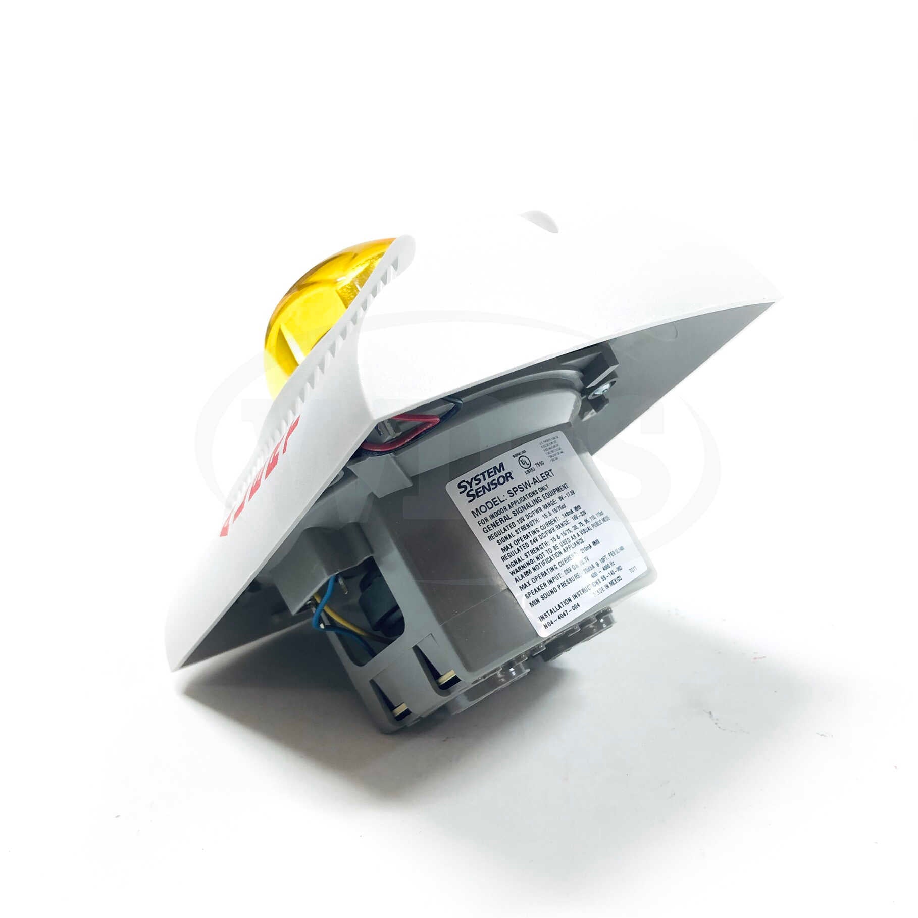 SPSW-ALERT Spectr Alert Advance Wall Speaker Strobe White, Amber Lens