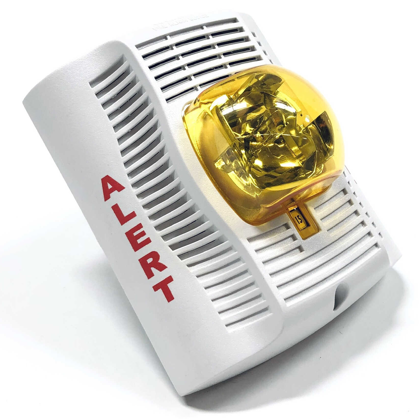 SPSW-ALERT Spectr Alert Advance Wall Speaker Strobe White, Amber Lens - 0
