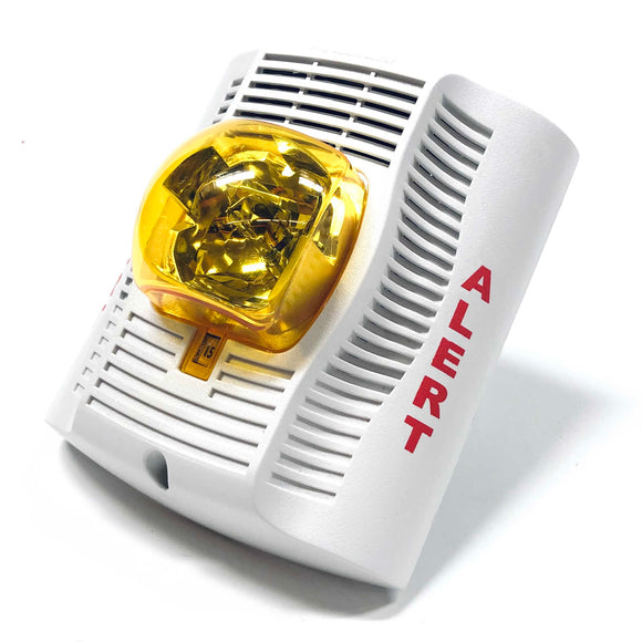 SPSW-ALERT Spectr Alert Advance Wall Speaker Strobe White, Amber Lens
