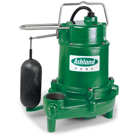 SPV33 Ashland 1/3HP Cast Iron Sump Pump, 115VAC Single Phase