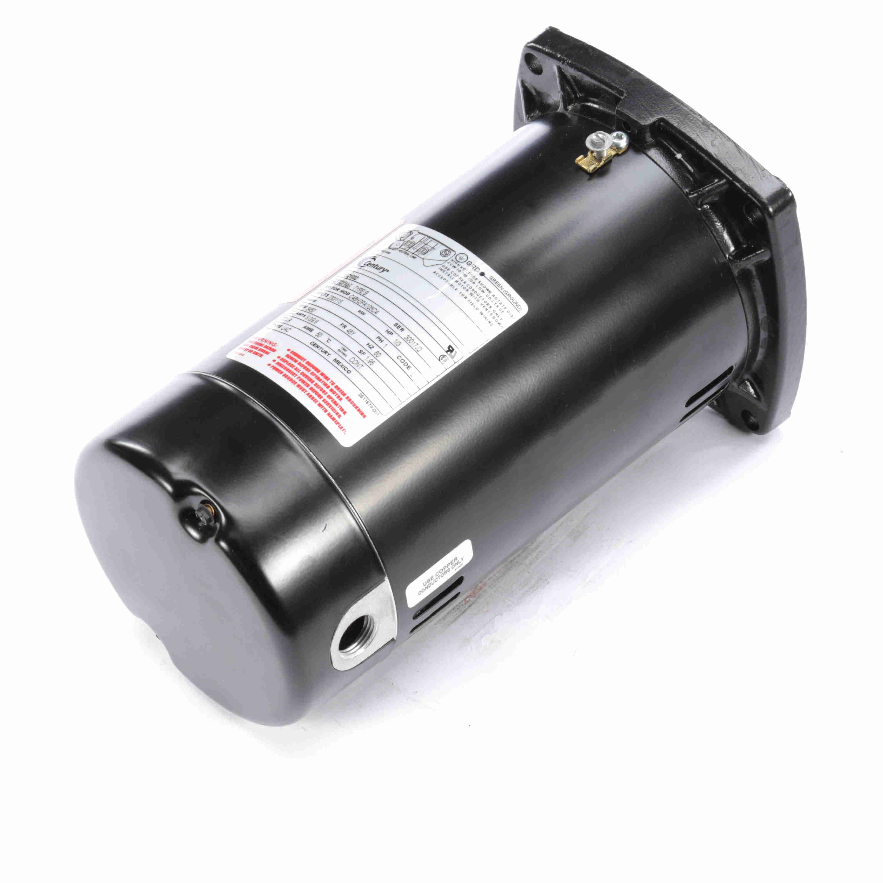 SQ1032 Century 1/3HP Pool / Spa Pump Electric Motor, 3450 RPM - 0