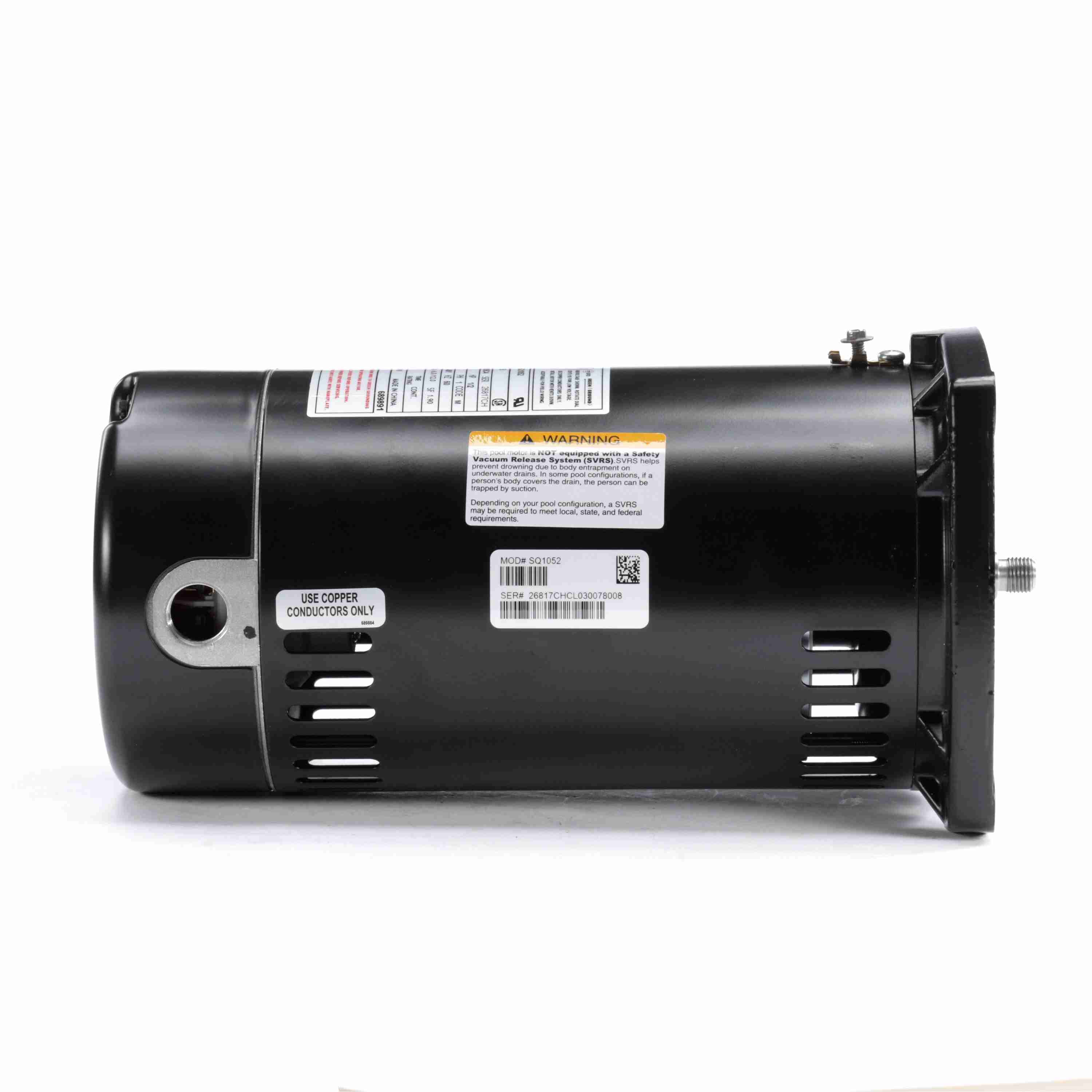 SQ1052 Century 1/2HP Pool / Spa Pump Electric Motor, 3450 RPM