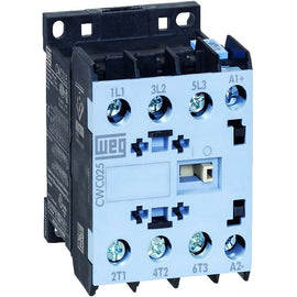 CWC025-00-30V56 WEG Miniature Contactor, 3 NO Power Poles, 25 Amp